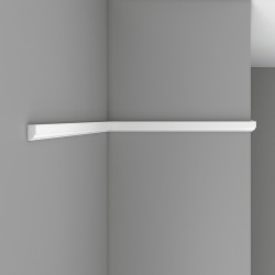 Молдинг гладкий DECOMASTER 97111F гибкий (28*15*2400мм)